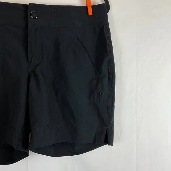 Athleta Rincon Bermuda Shorts 4 Black Pockets - Picture 4 of 10